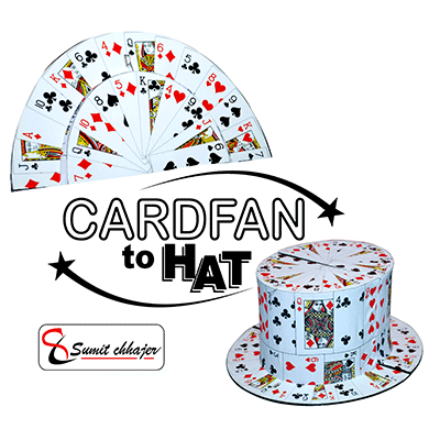 Abanico de Cartas a Sombrero