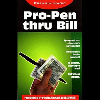 Esfero A través de Billete Pro de Premium Magic
