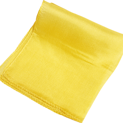 Pañuelo De Seda Amarillo De 18" o 45 Cms.