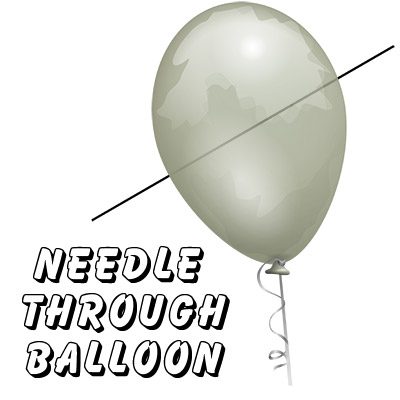 Aguja a traves del globo - Bazar