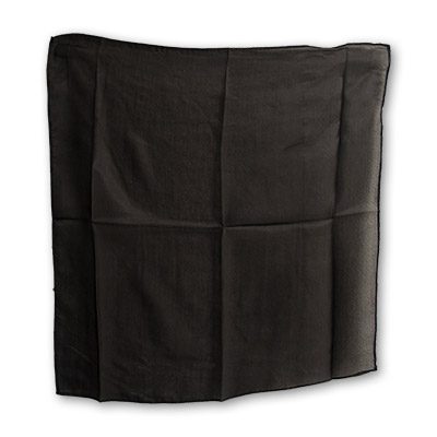 Pañuelo De Seda Negro De 18" o 45 Cms.