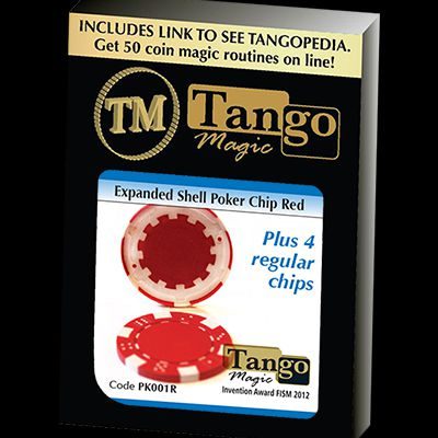 Set 4 fichas de Poker con Cascarilla - Tango