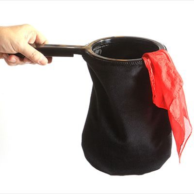 Bolsa de Cambio Triple con Cremallera - Terciopelo Negra