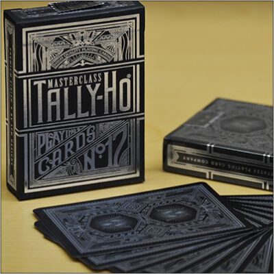 Baraja Tally-Ho Masterclass (Negra) Edición Limitada