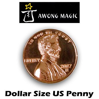 Moneda Penny Tamaño de Dolar