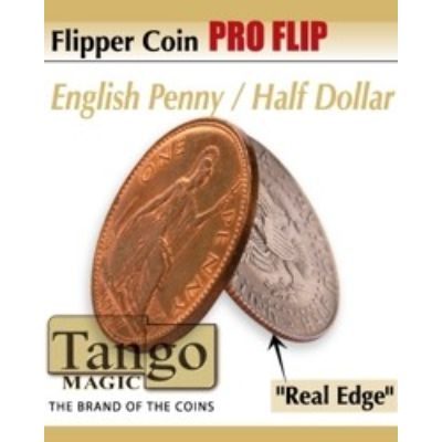 Moneda flipper pro flip English Penny / Medio Dólar
