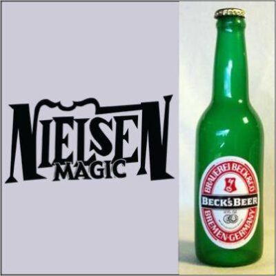 Botella de Desaparición Cerveza de Nielsen Magic (Verde)