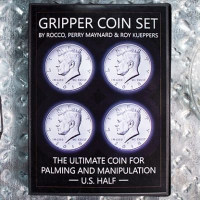 Monedas Gripper por Rocco Silano (Set de 4 - Medio Dolar)