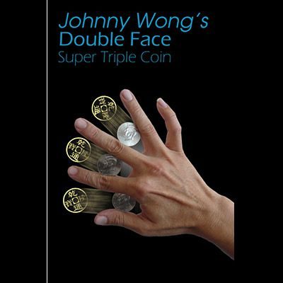 Super Triple Coin Doble Cara por Johnny Wong (MEDIO DOLAR)