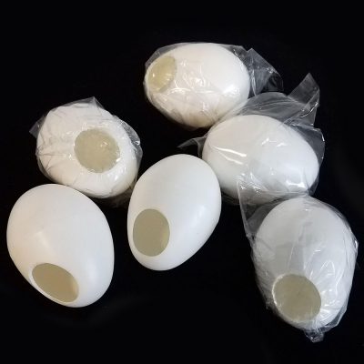 Huevo Blanco con agujero