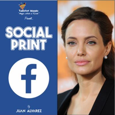SOCIAL PRINT por Juan Alvarez (Angelina Jolie)