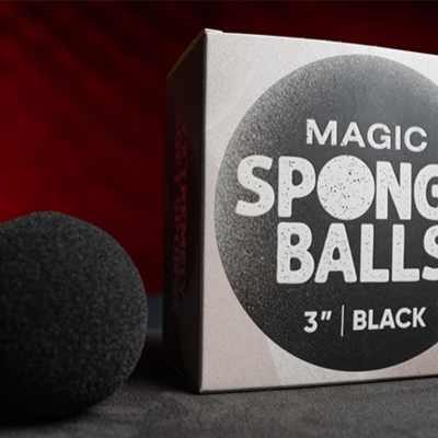 Set de 4 bolas de Espuma Negra de 3" por Murphys Magic