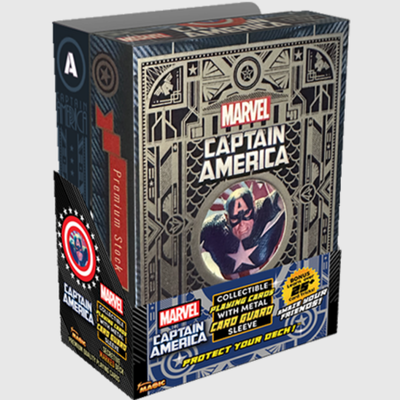 Baraja Marvel Capitán América (con Protector de Cartas)
