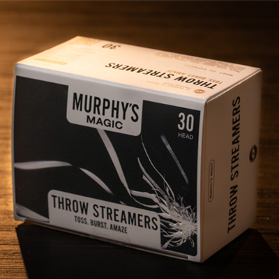 Throw Streamers Blancos (12 pkg) (30 Cabezas) por Murphy's Magic (copia)